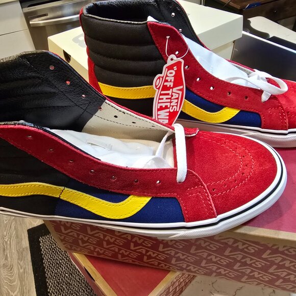 Vans SK8-Hi Reissue OTW Rally Chili pepper Lifestyle VN0A4BV8XKR size 10 NEW - Picture 3 of 12